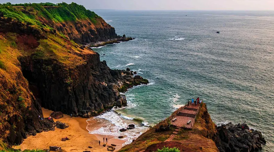Bhatye Beach shoreline