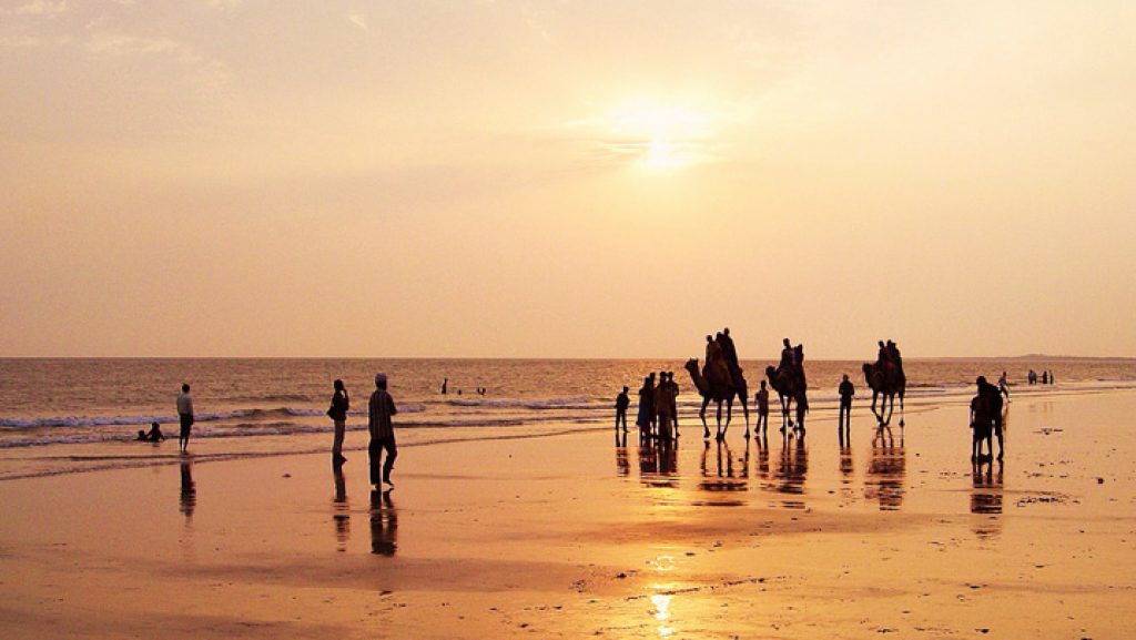 Mandvi (Diamond) Beach coastline
